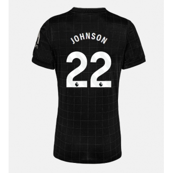 Billige Fotballdrakt Tottenham Hotspur Brennan Johnson #22 Replika Bortedrakt Dame 2025-26 Kortermet